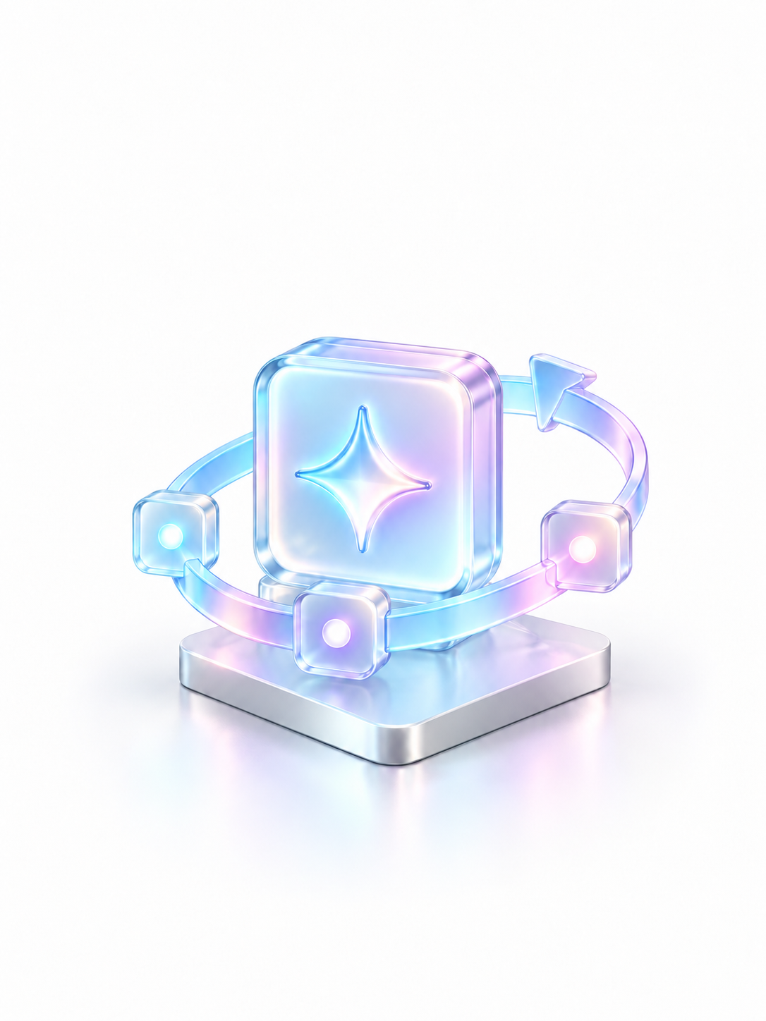 AI sparkle agent orchestrating connected enterprise workflows