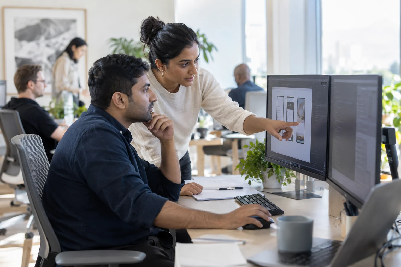 Illustrative AI Native Product Engineering team working through delivery decisions.