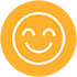 Icon of a smiley face