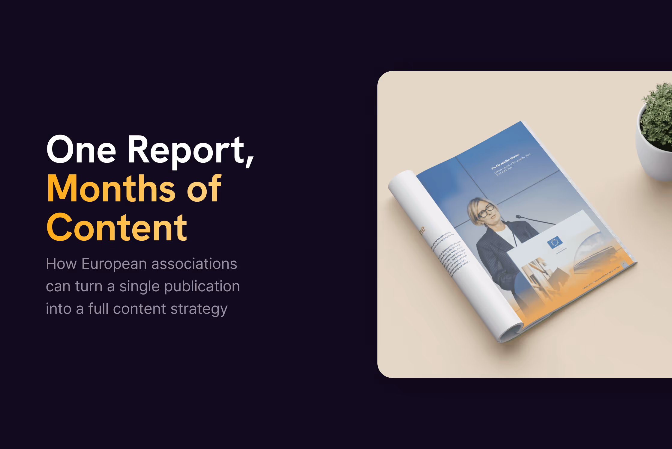 How European Associations Can Repurpose One Report Across Social, Web and Print