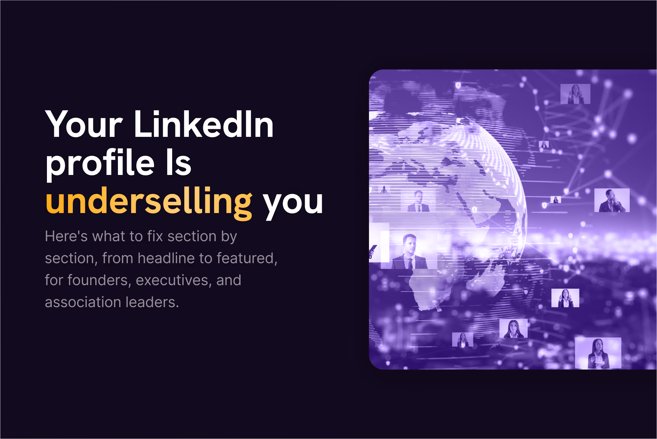 The LinkedIn Profile Audit for Senior Experts