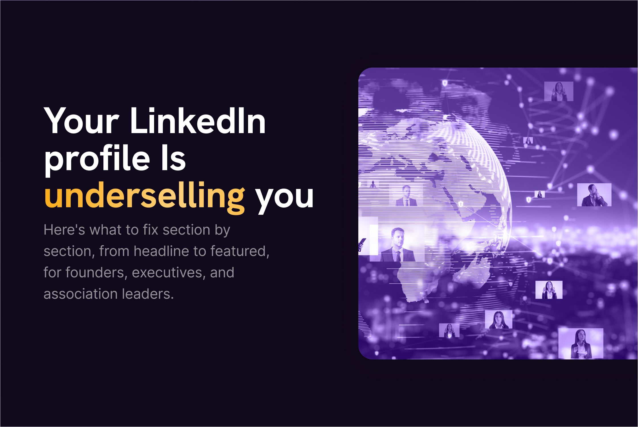 The LinkedIn Profile Audit for Senior Experts