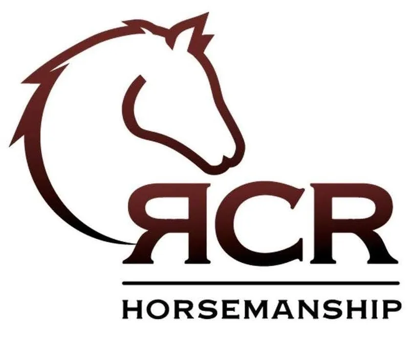 Company logo, silhouette of a horse and company name.