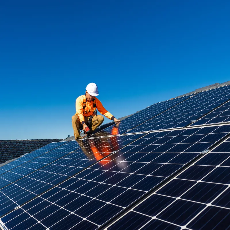 Wind turbines producing clean energy – sustainable future with renewable power