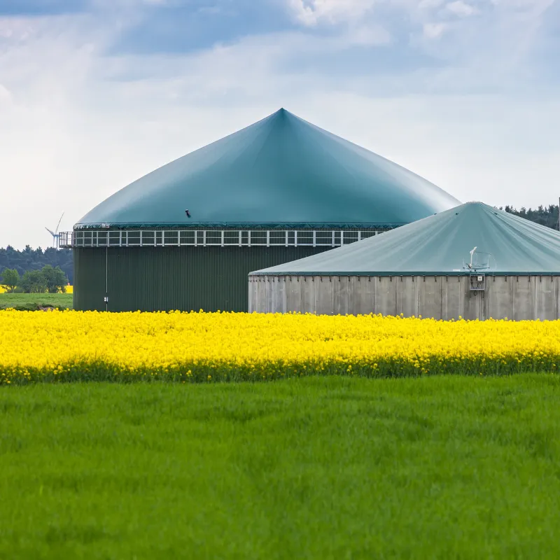 Wind turbines producing clean energy – sustainable future with renewable power