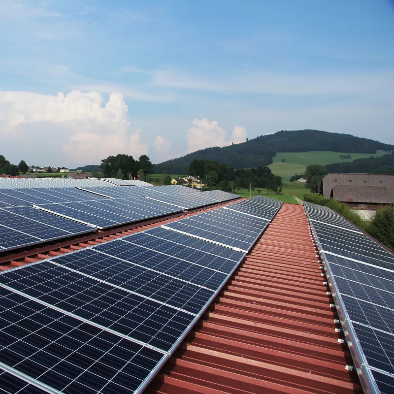 Wind turbines producing clean energy – sustainable future with renewable power