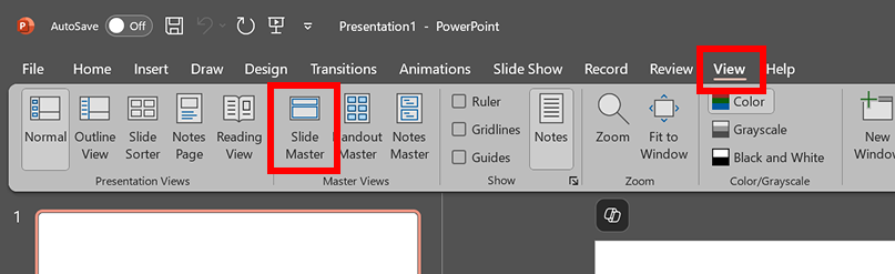 PowerPoint - Slide Master