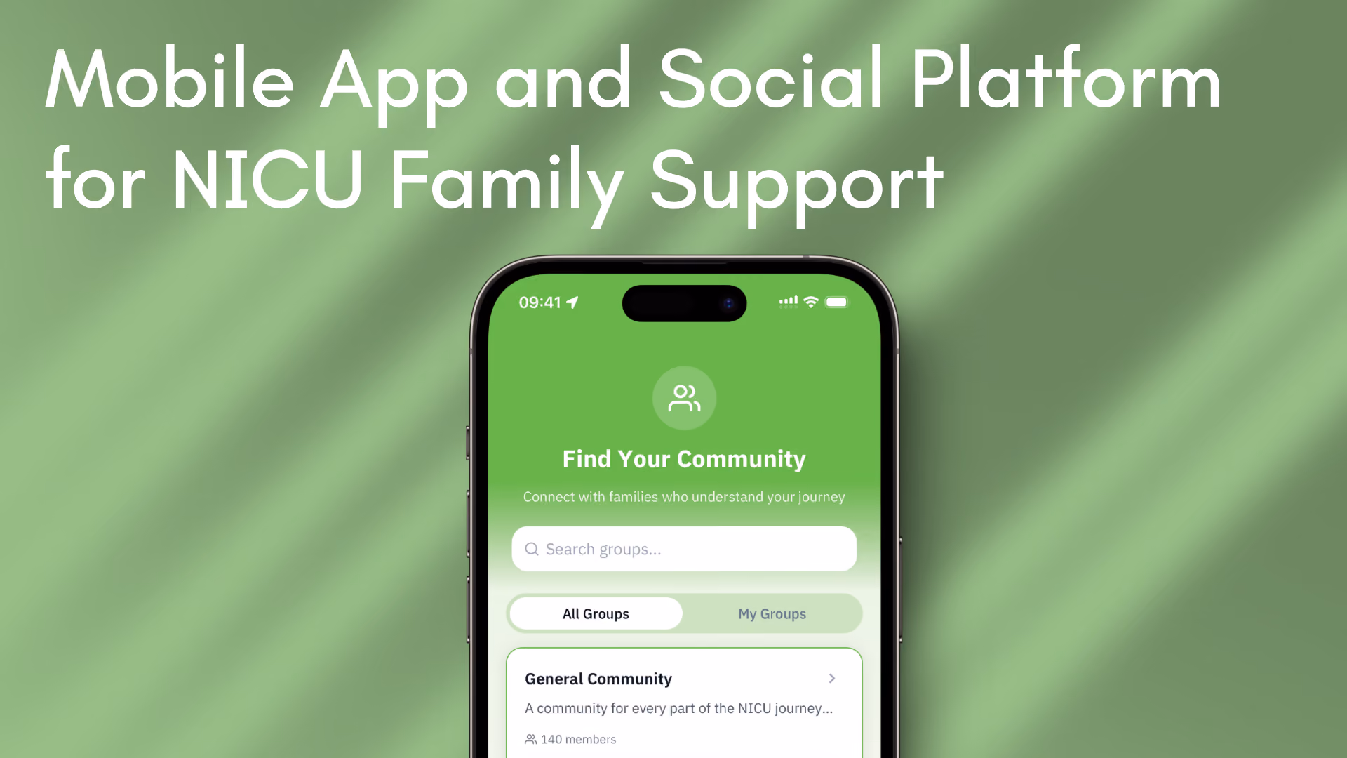 Mobile App and Social Platform for NICU Family Support
