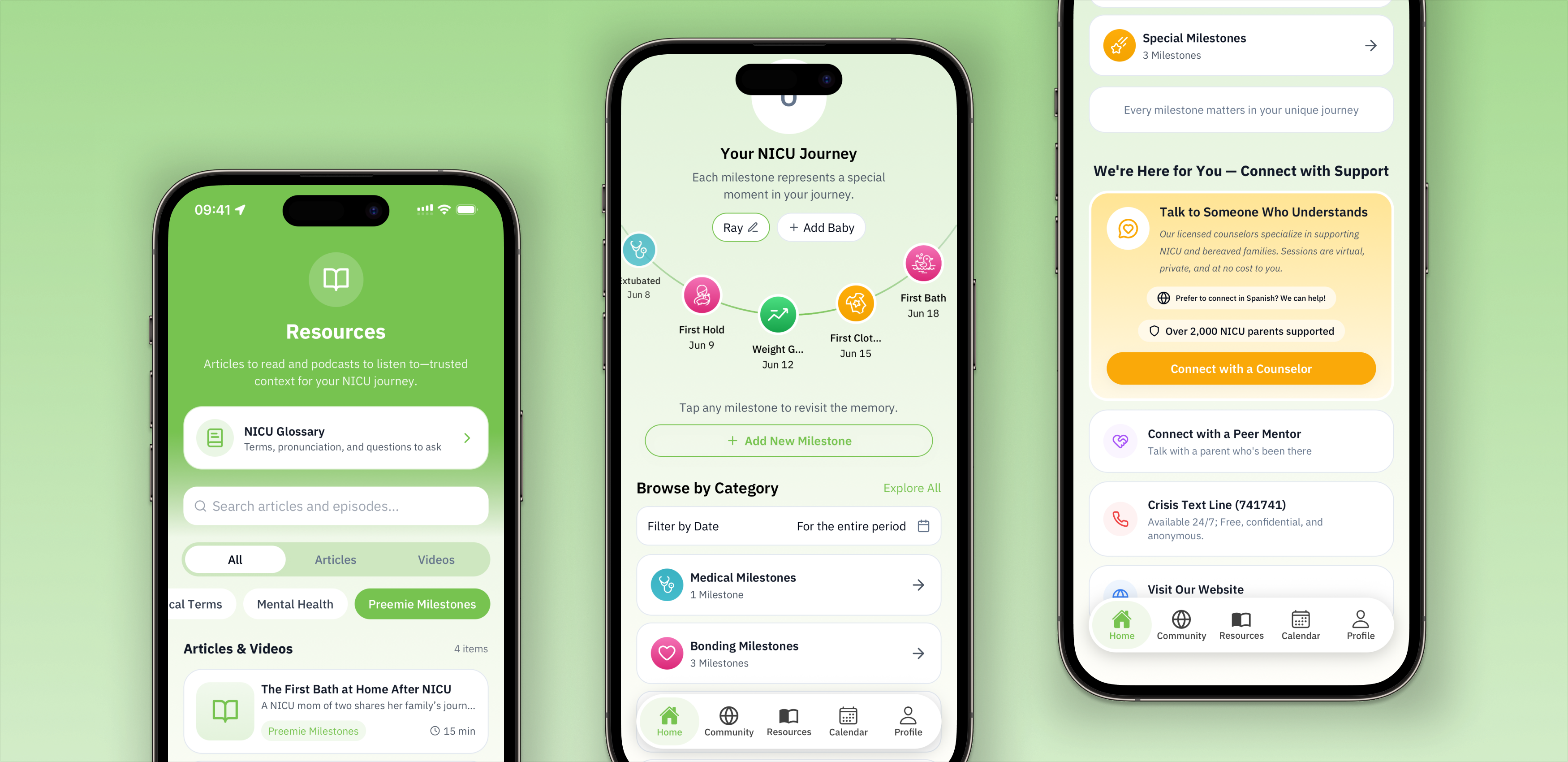 Main image for the case study: Mobile App and Social Platform for NICU Family Support