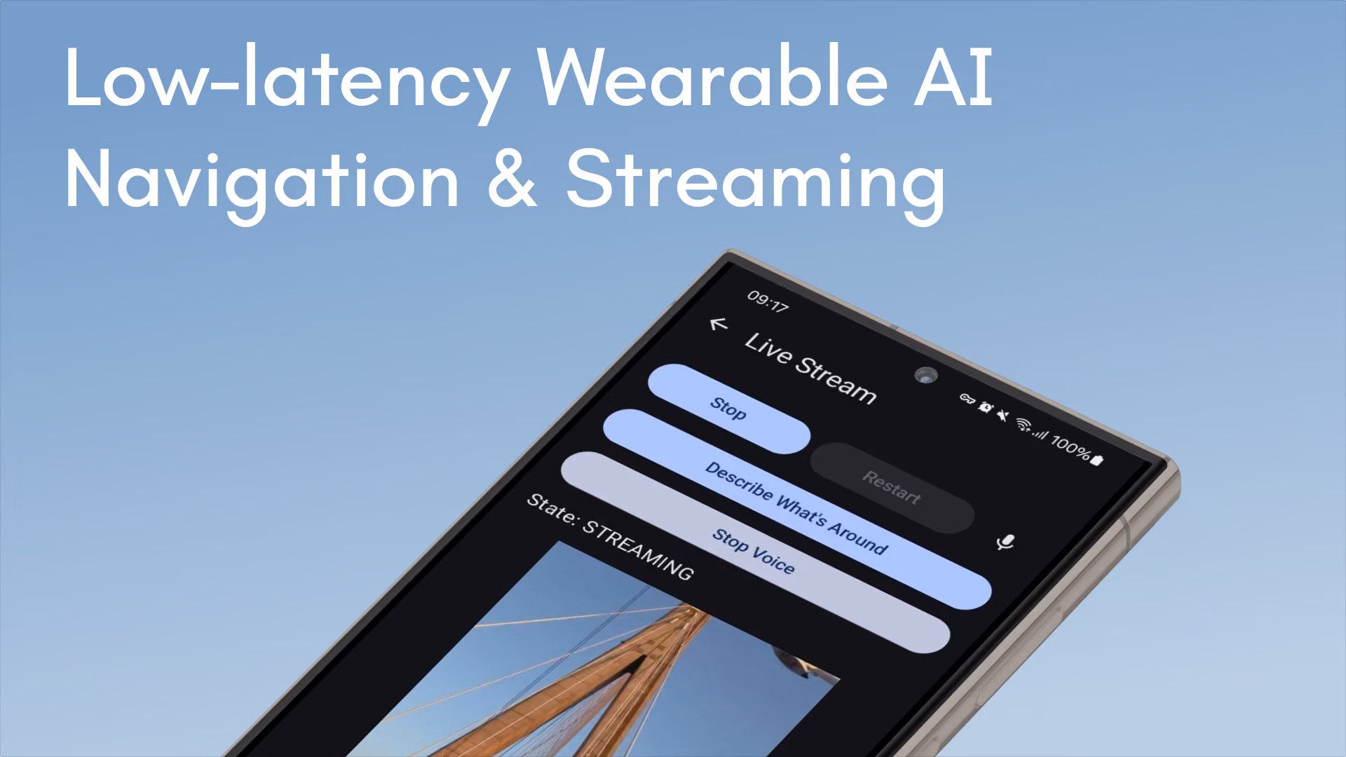 Cover image for the Travel Hands wearable AI navigation and streaming case study