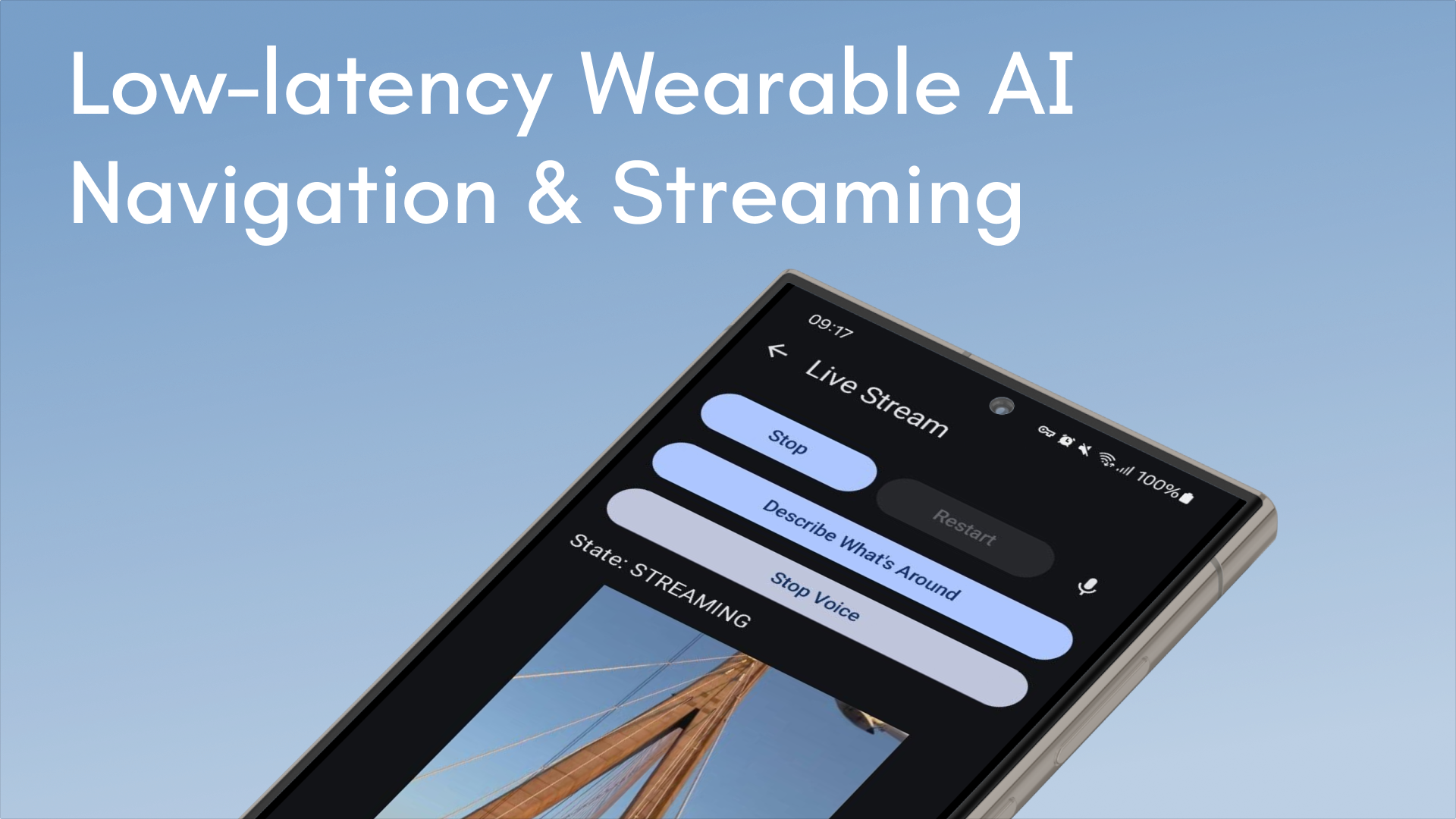 Cover image for the Travel Hands wearable AI navigation and streaming case study