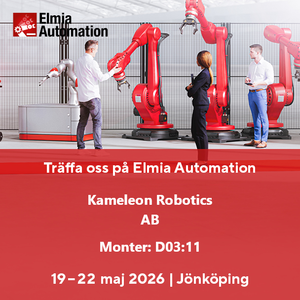 Vi ställer ut på Elmia Automation – träffa oss i monter D03:11