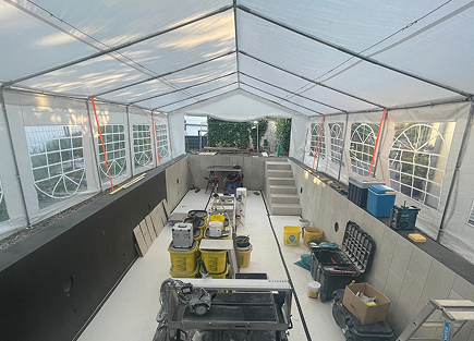 Installation PV-Anlage auf Geräteschuppen Huawei mit BYD