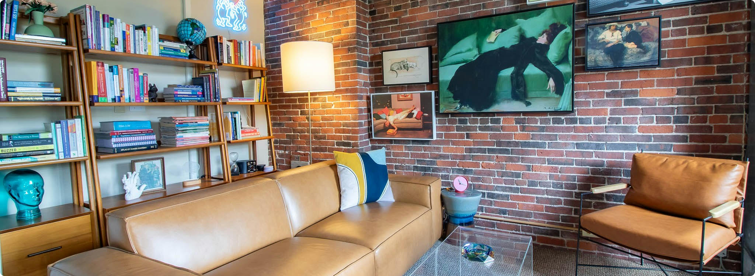 office of Dr. Joe Gallego, psychiatrist, available for care in Boston, Massachusetts