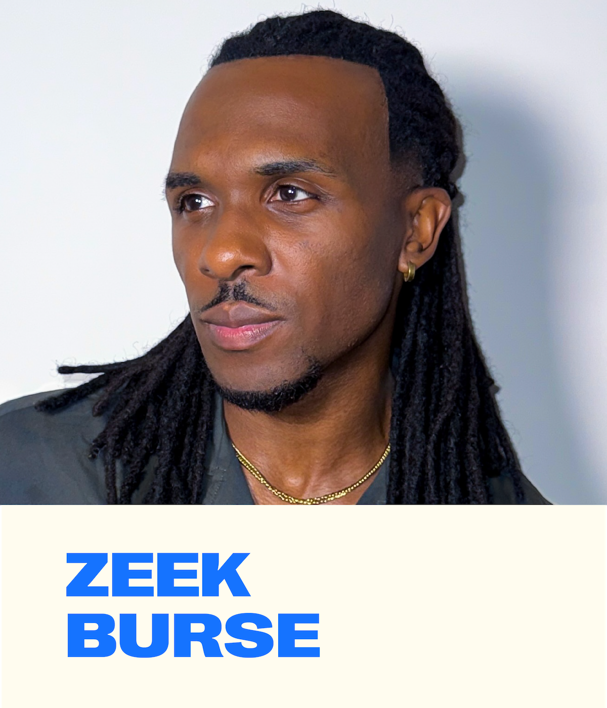 Zeke Burse pictured look off to the left