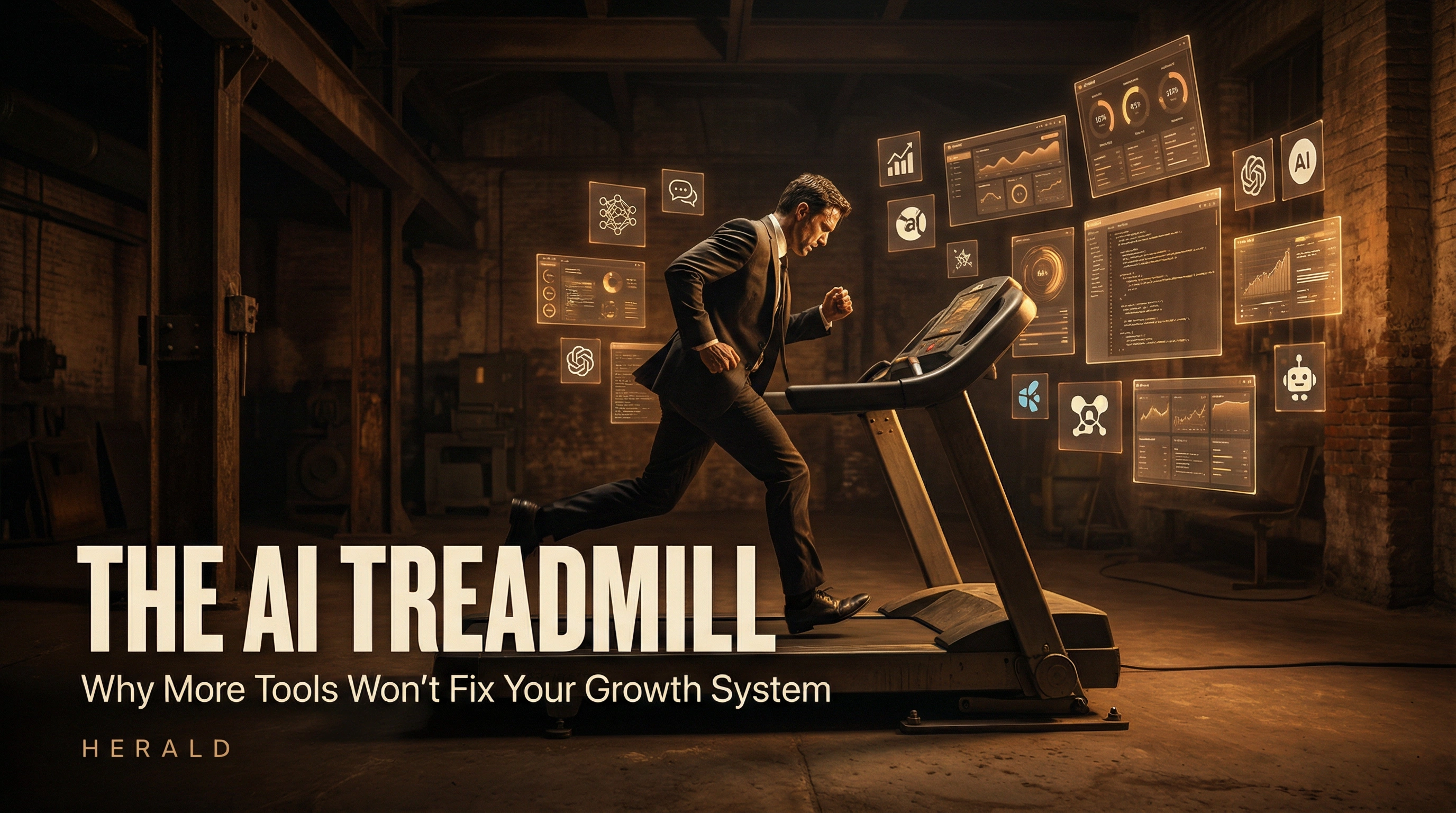 The AI Treadmill - Why More Tools Won't Fix Your Growth System