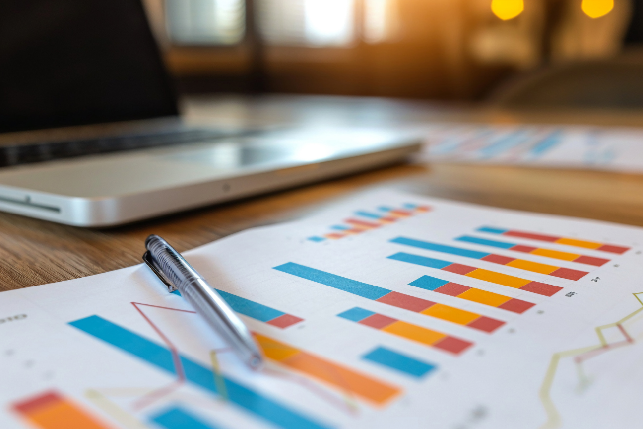 Close-up of HVAC scorecard graphs and pen, symbolizing business readiness and smart exit prep, not panic.