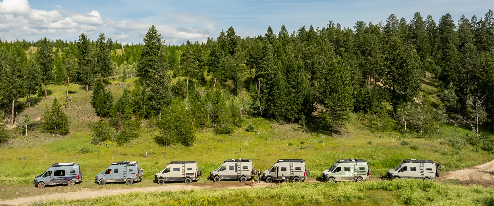 Yama Vans Sprinter Van Convoy in BC, Canada