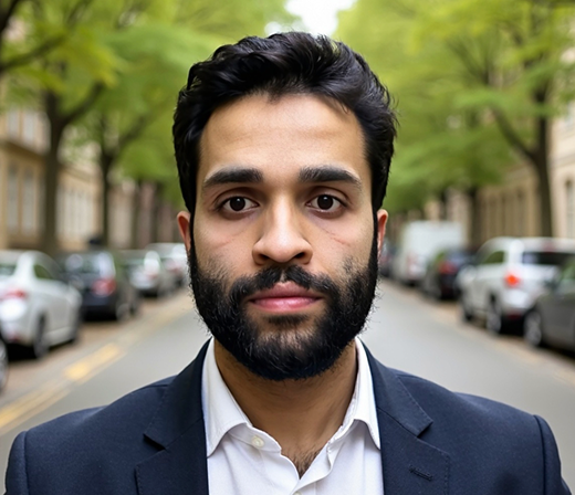 A picture of Raj, creative director at Lucid Design Lab.