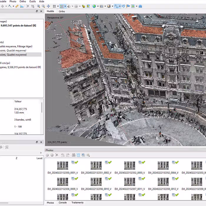 Image de relevé de facade