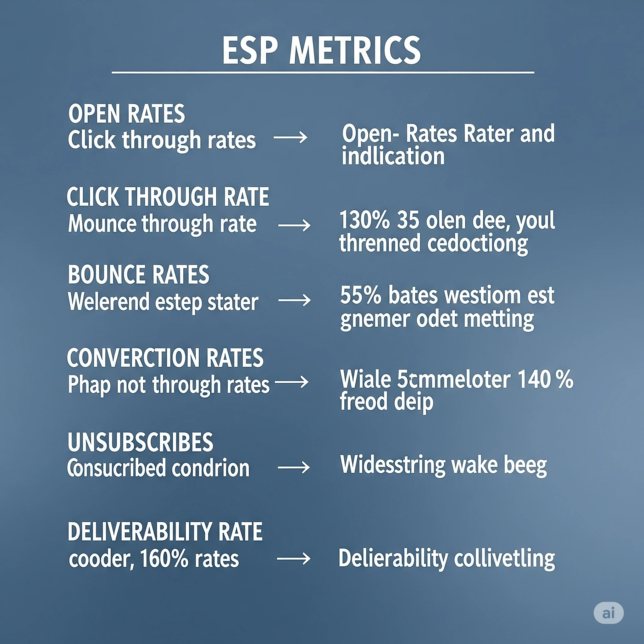 Whar are ESP metrics