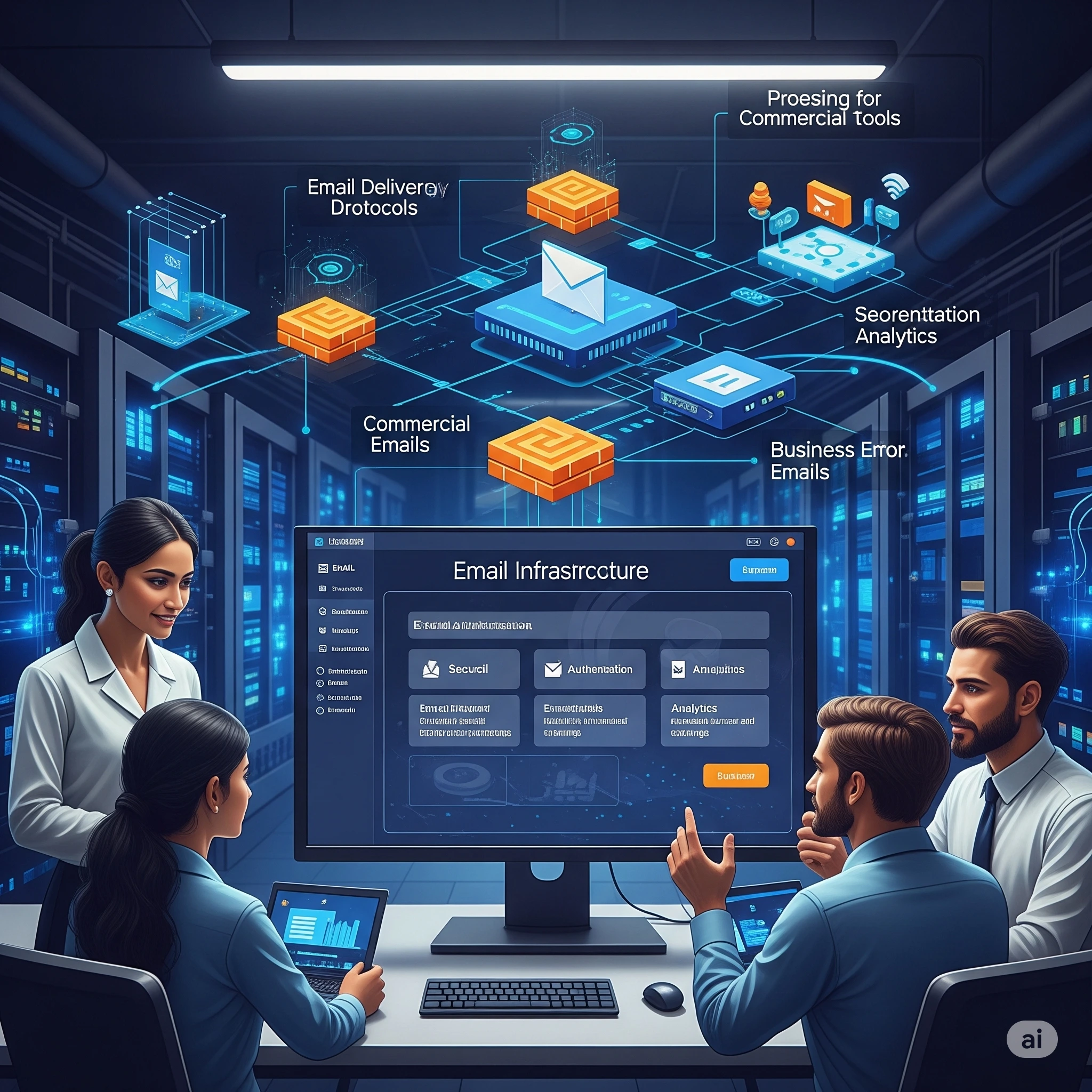How Email Infrastructure Tools Process Commercial Emails