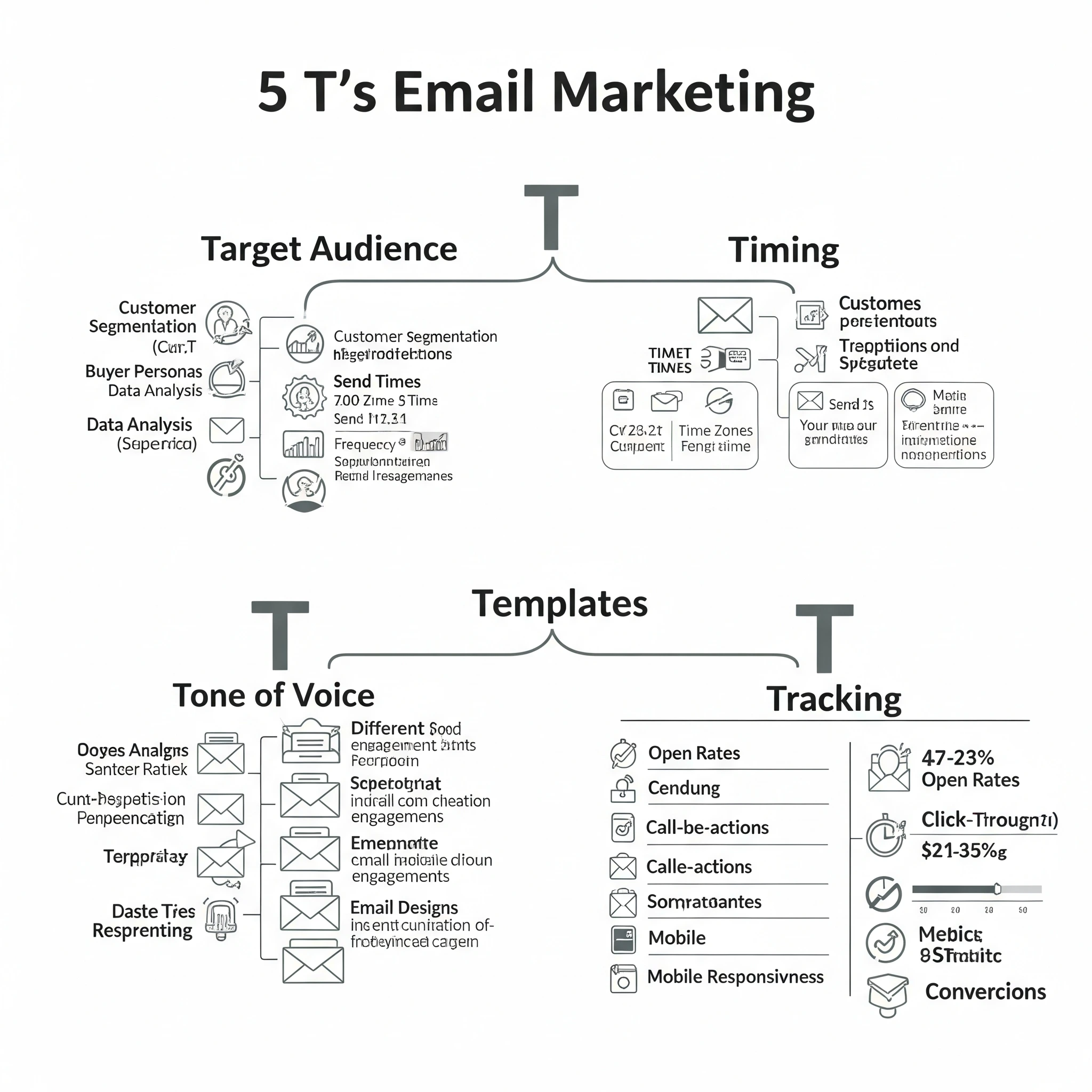 5Ts of email marketing