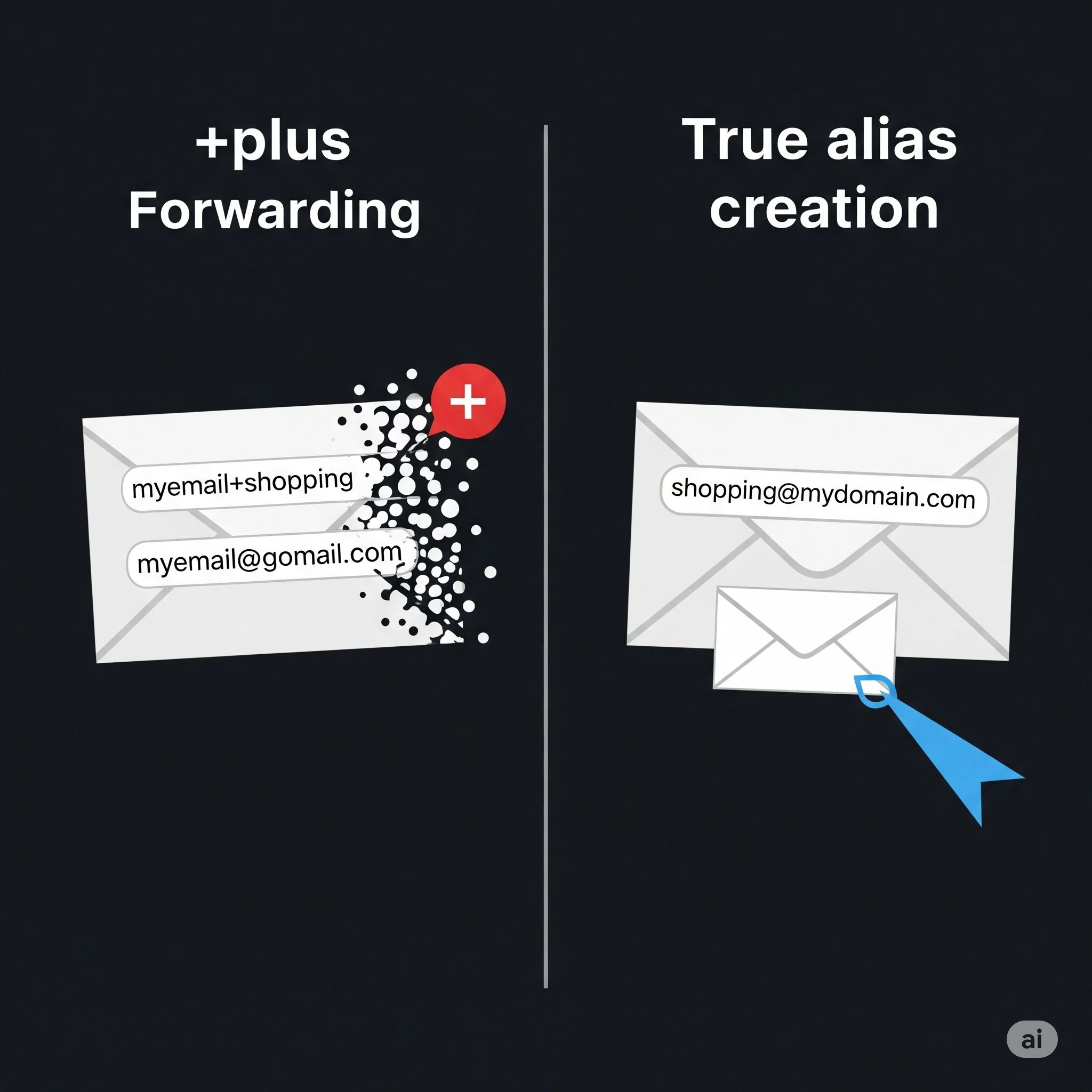 What Makes Email Aliases Different