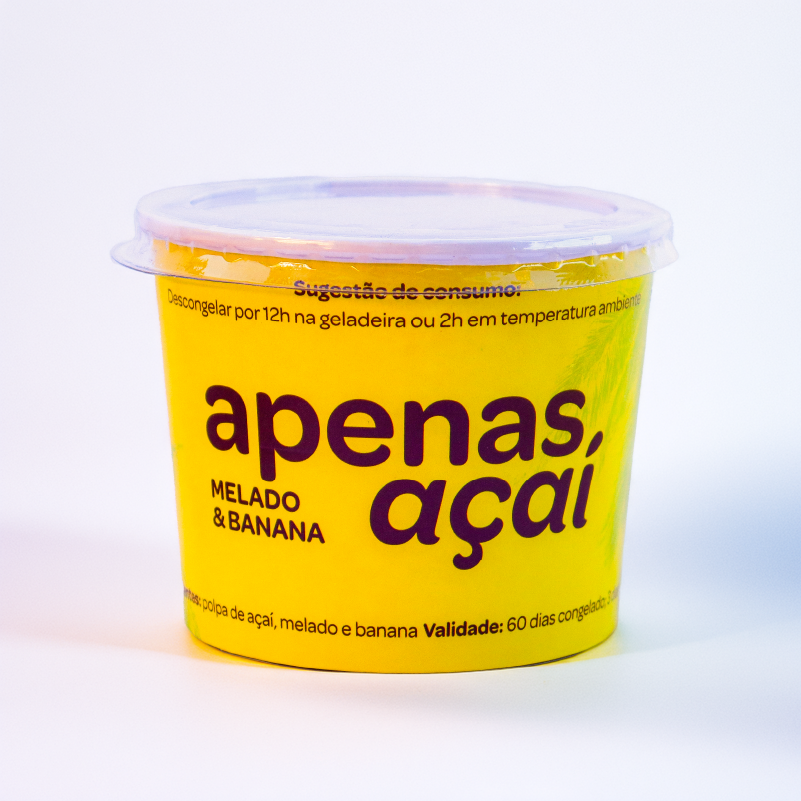 Açaí com Melado e Banana