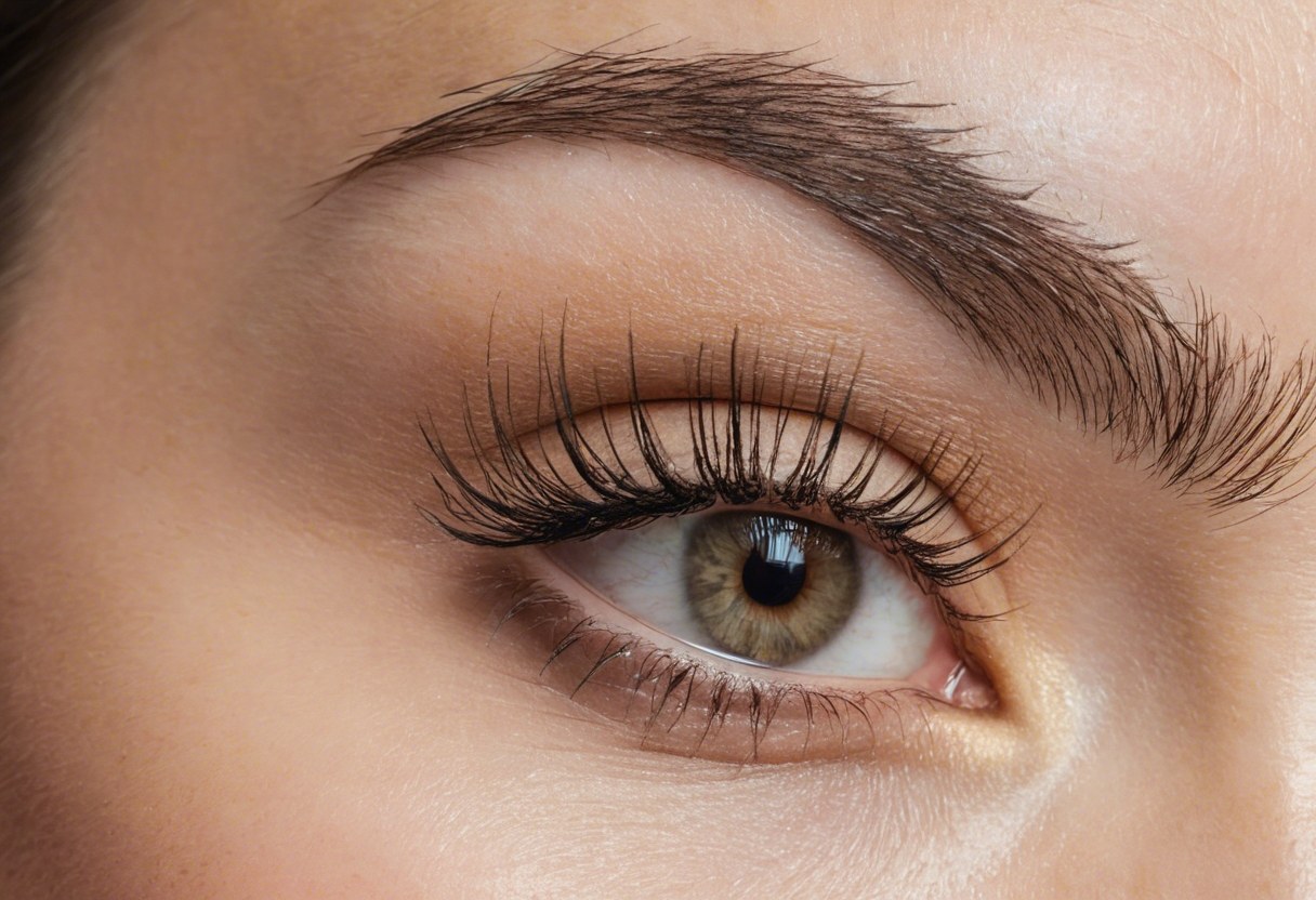 Natural full-set lash extensions at Aluna Aesthetics in Potomac, MD