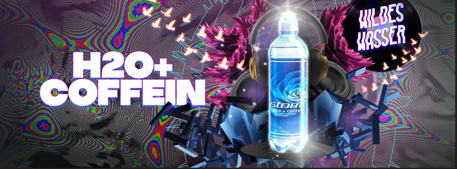 Storm H2O Coffein Banner