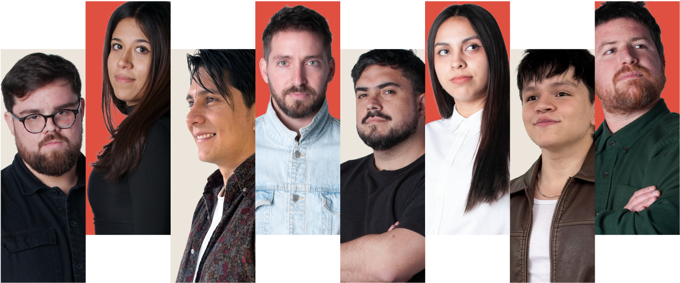 Profile pictures of the team