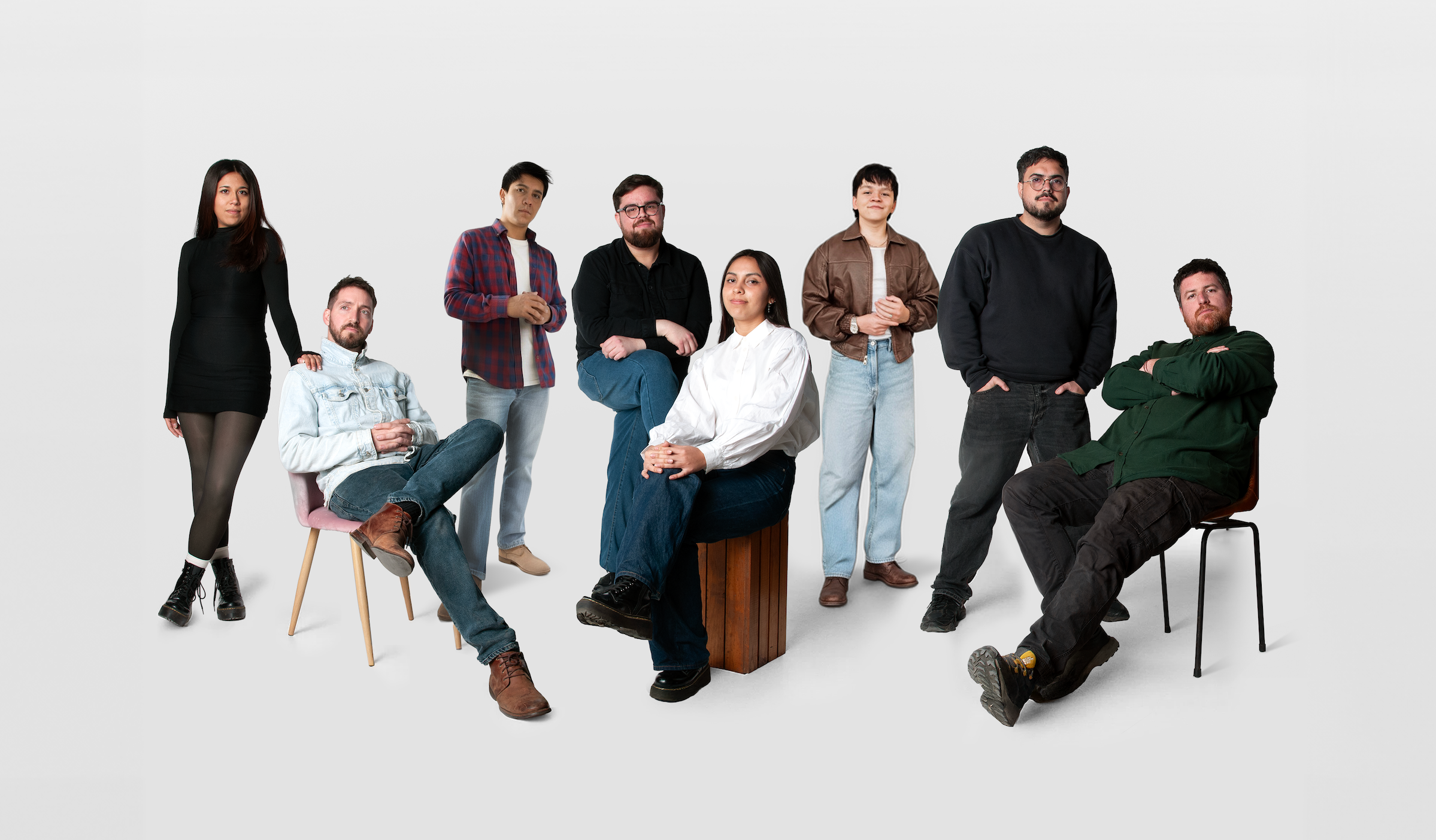 Group photo of the team