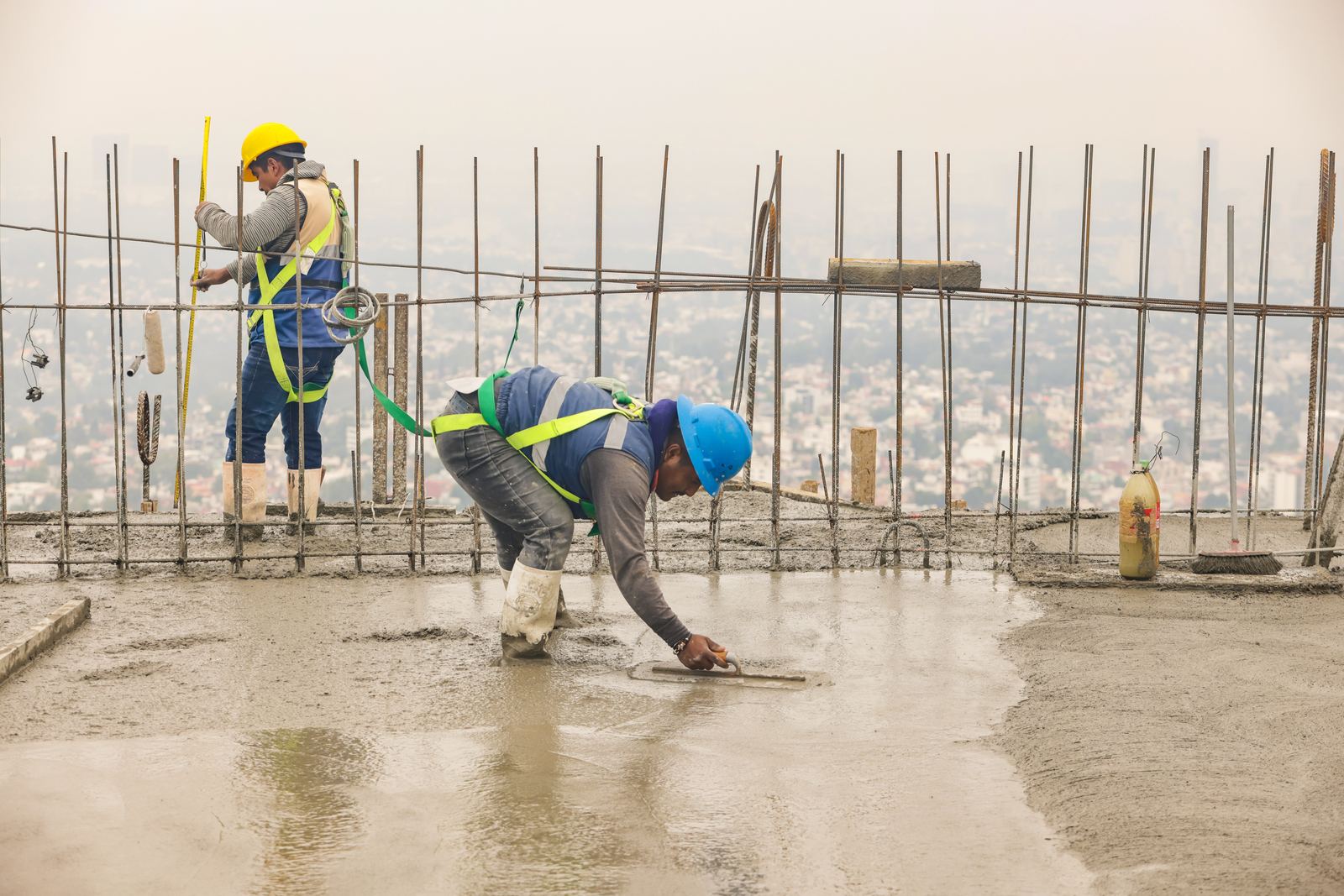 Nivelación del concreto