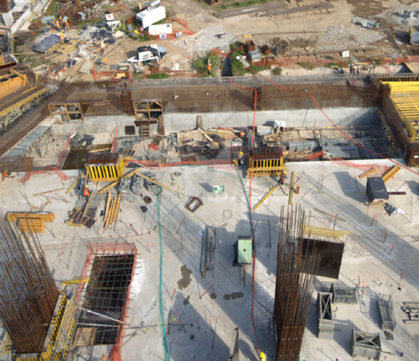 construcción de Estadio Alfredo Helú