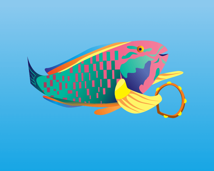 Underwater Music Festival project preview.