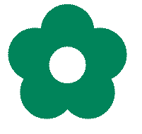 Green flower spinning.