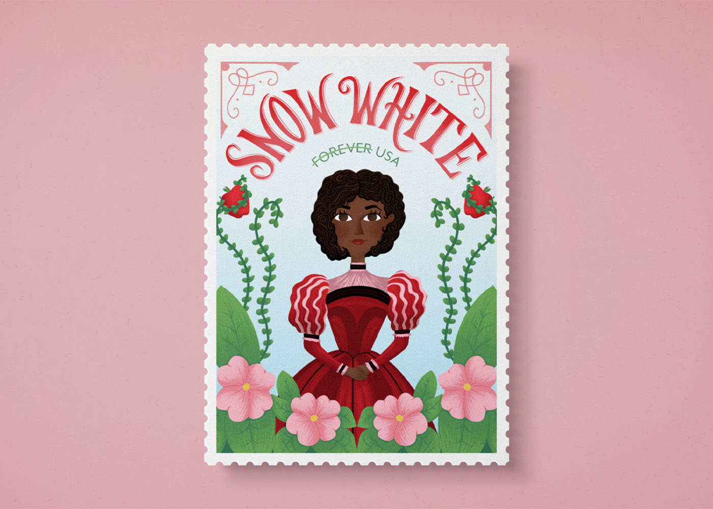 Snow White postage stamp