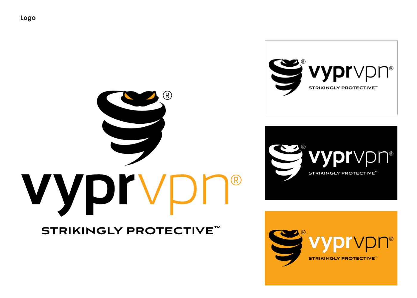 Logo variations.