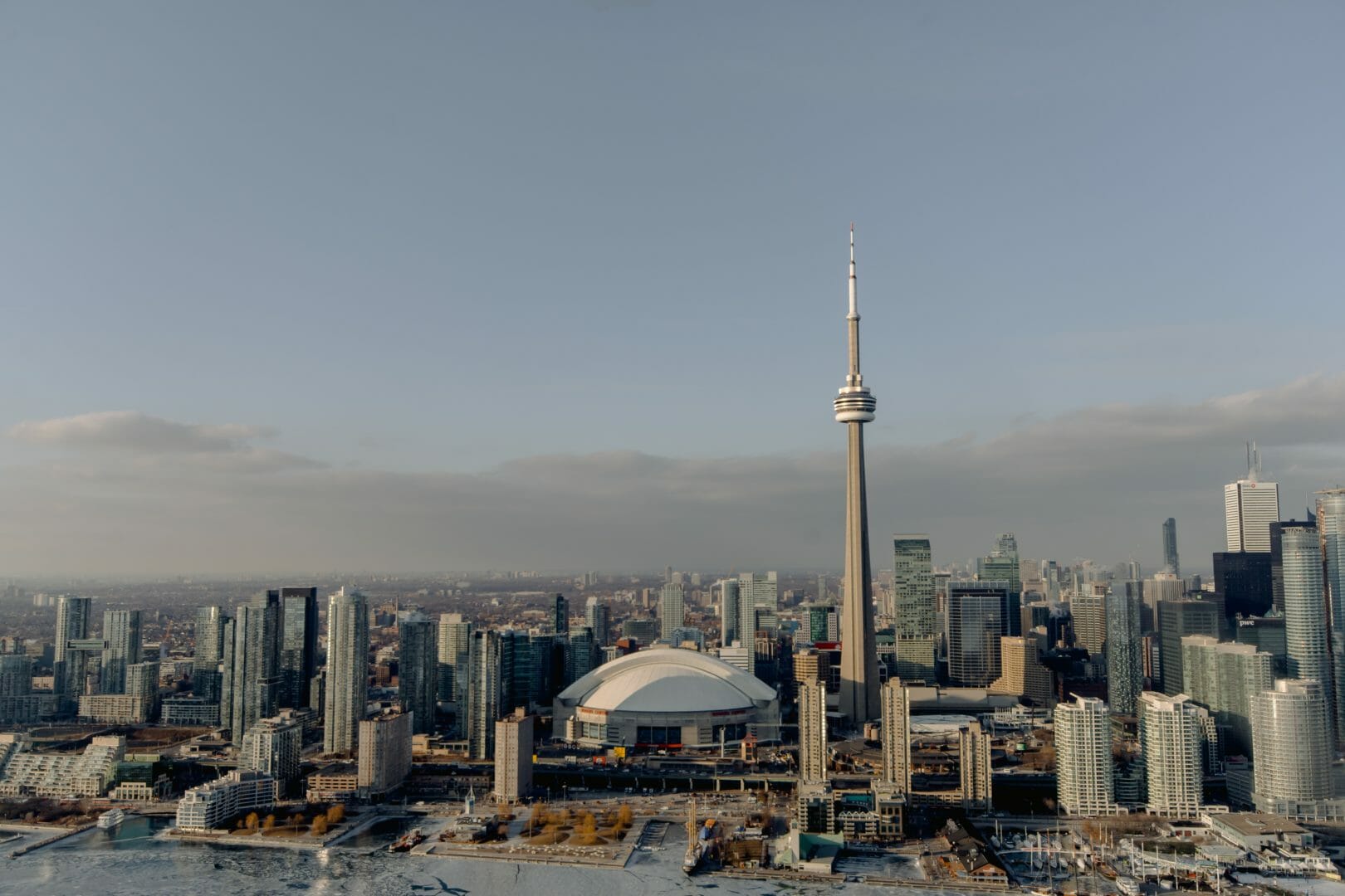 Cityscape with the CN Tower and Toronto skyline in the background