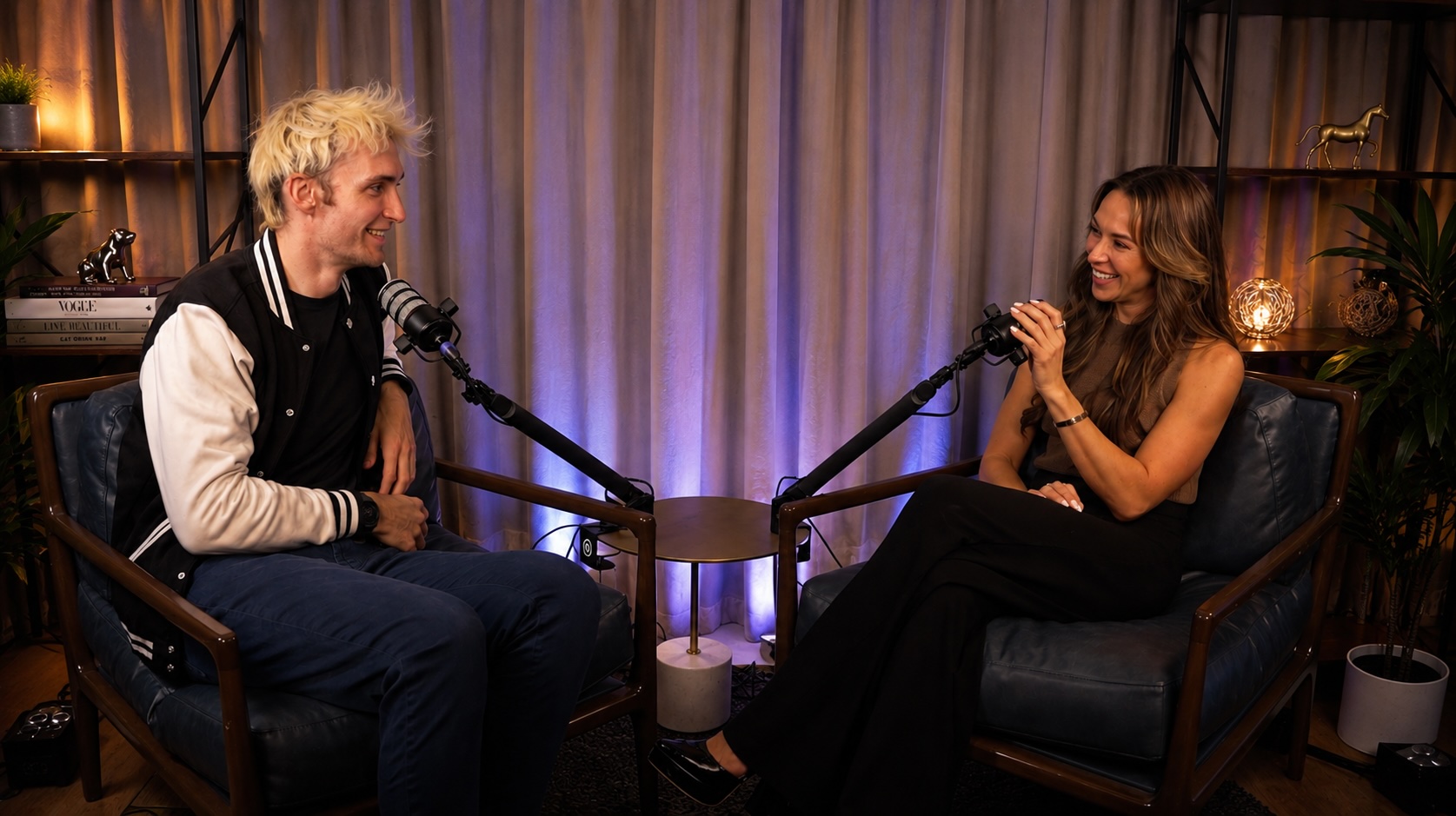 Executive Set at the Kama video podcast studio in West Los Angeles