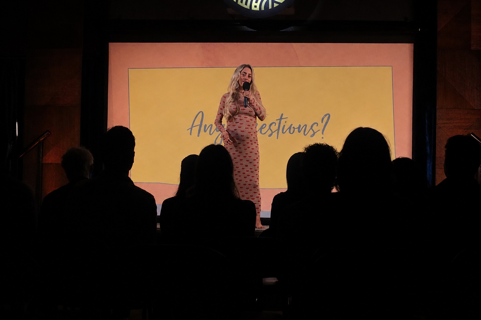Professional presentation stage available for keynote and speaker content recording at Kama
