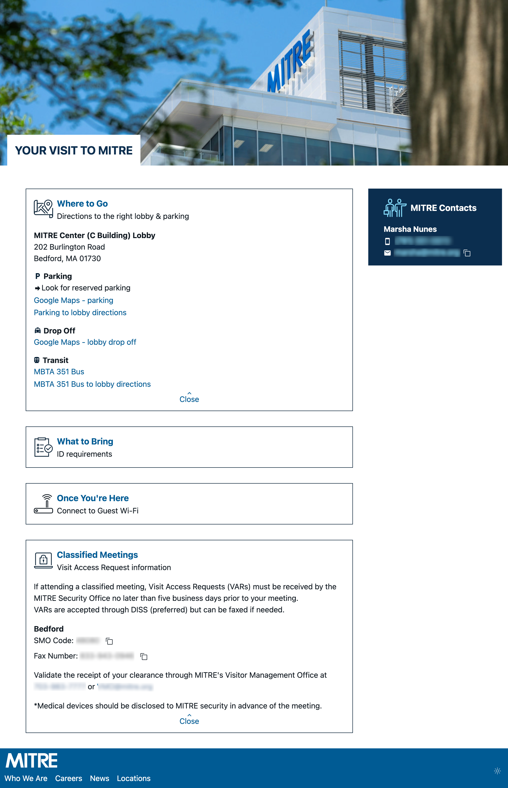 Example Visitor Assistant link.