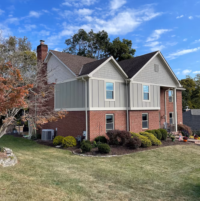 Brick and Panel house side