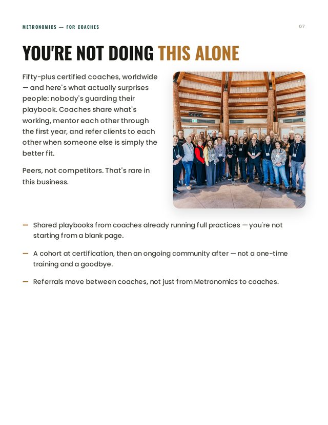 Inside the guide: peer community