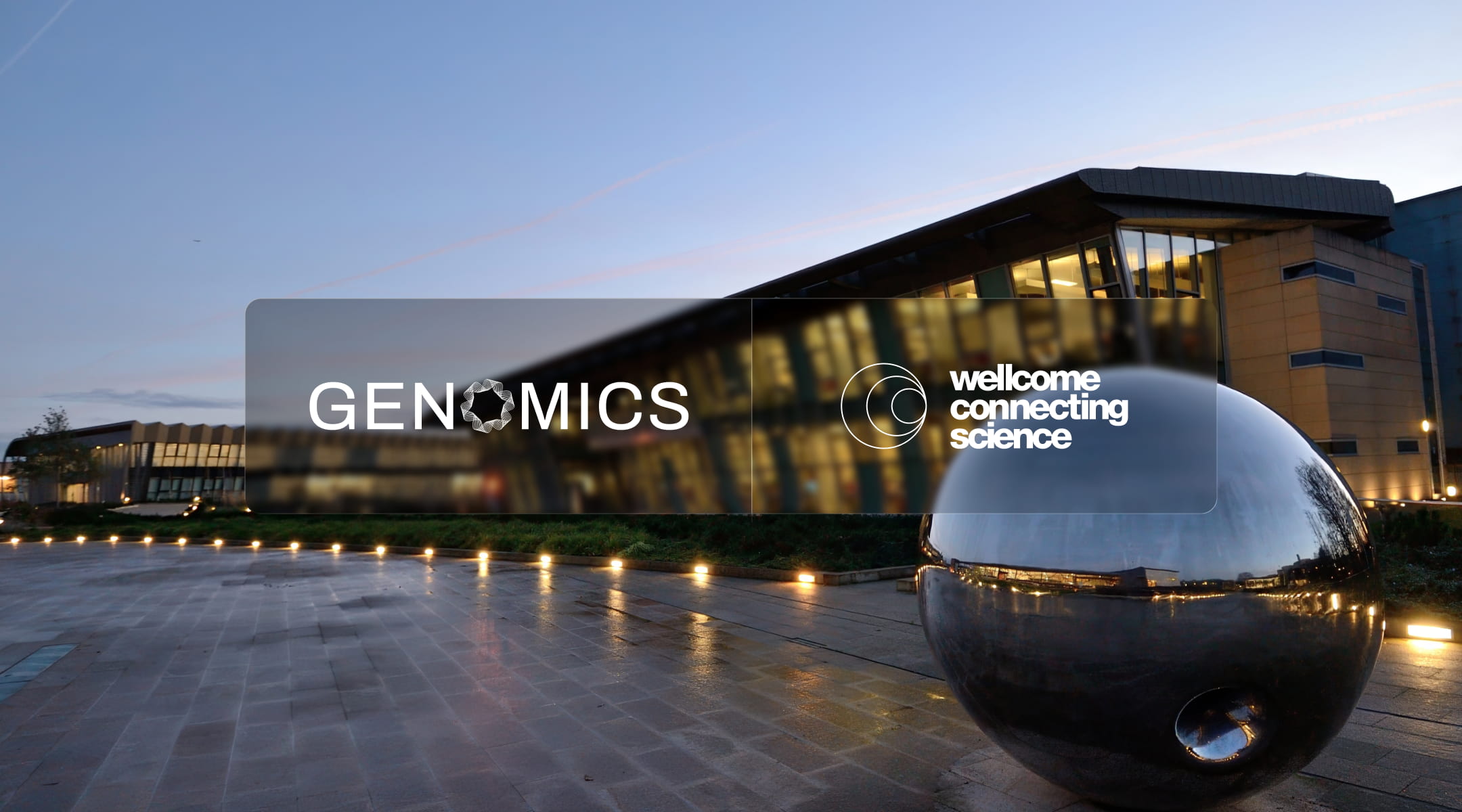 Genomics and Wellcome Connecting Science logos at the Wellcome Genome Campus in Cambridge for Target Validation – In the Era of Genomics, Big Data, and AI 2026