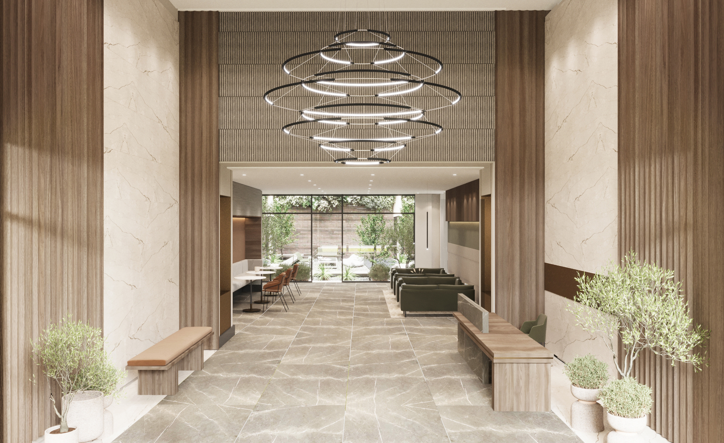 Living room View | Residence Bronx