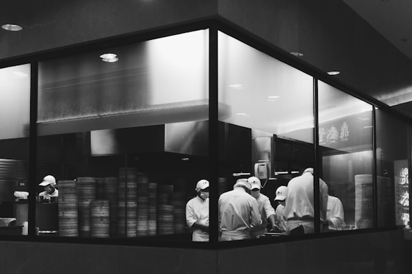 Chefs at work.
