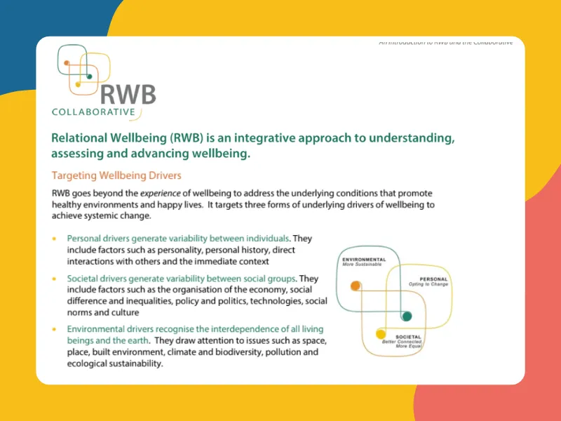 Relational Wellbeing Approach