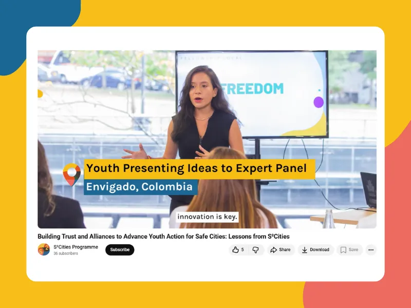 Building Trust and Alliances to Advance Youth Action for Safe Cities: Lessons from S²Cities